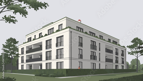 modern building in the city