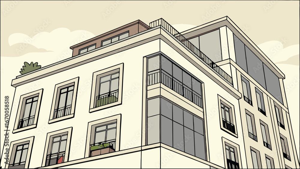 Obraz premium facade of a building