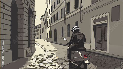 young woman on the street