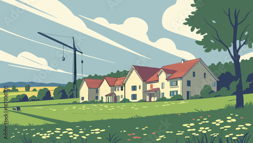 village in the mountains