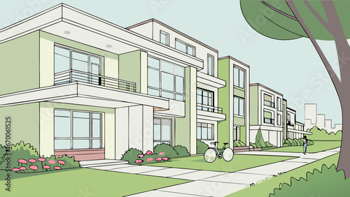 vector illustration of house