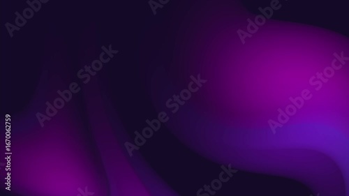 Dark purple abstract gradient background animated.Loop motion. 4K footage