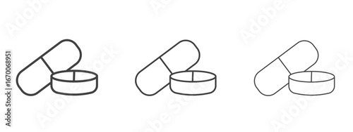 Medicine pills icon design, suitable for web, infographics, interface and apps.