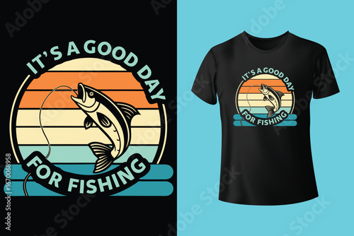 Top Fishing and Fisherman T Shirt Design Vector EPS Free Download