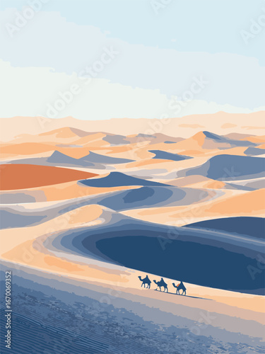 sand dunes in the desert