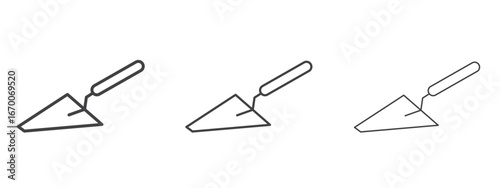 Trowel icon design, suitable for web, infographics, interface and apps.