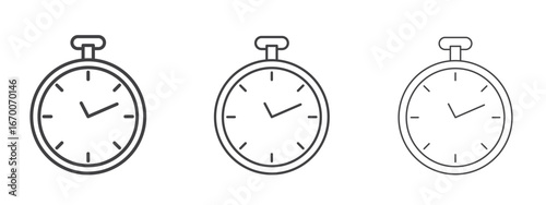 Stop watch icon design, suitable for web, infographics, interface and apps.