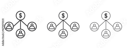 Stakeholders icon design, suitable for web, infographics, interface and apps.
