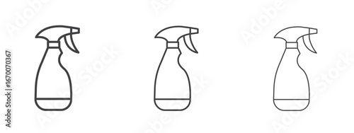Spray bottle icon design, suitable for web, infographics, interface and apps.