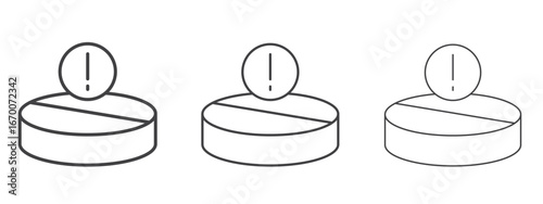 Overdose icon design, suitable for web, infographics, interface and apps.