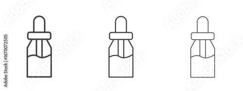 Oil dropper bottle icon design, suitable for web, infographics, interface and apps.