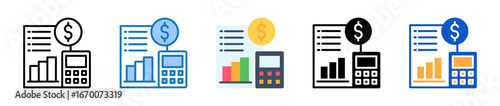 Calculation multiple style icons set design vector illustration. 