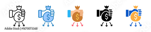 Liability multiple style icons set design vector illustration. 