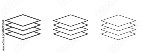 Layers icon design, suitable for web, infographics, interface and apps.