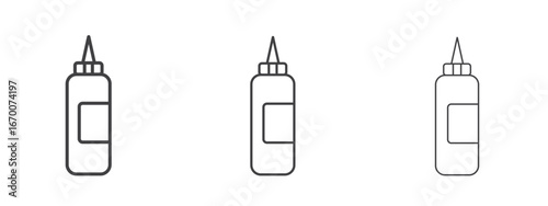 Ketchup icon design, suitable for web, infographics, interface and apps.