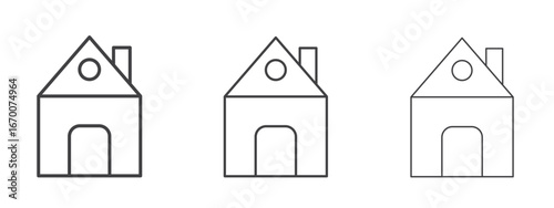 Home icon design, suitable for web, infographics, interface and apps.
