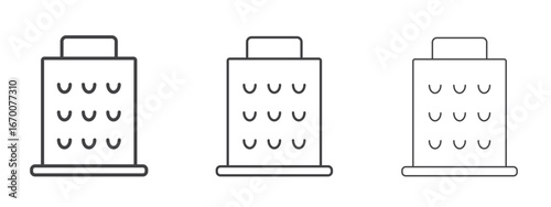 Cheese grater icon design, suitable for web, infographics, interface and apps.