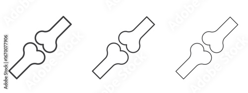 Bones icon design, suitable for web, infographics, interface and apps.