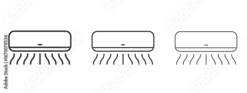 Air conditioner icon design, suitable for web, infographics, interface and apps.