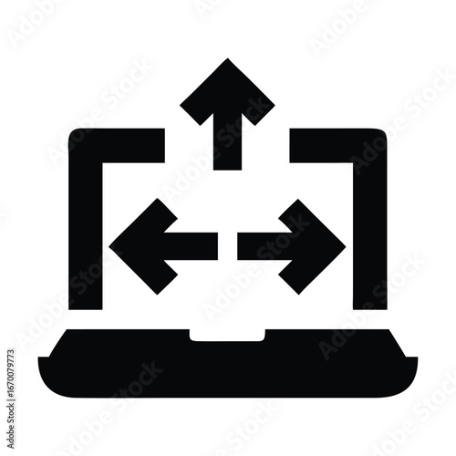Electronic waste and recycle icon concept