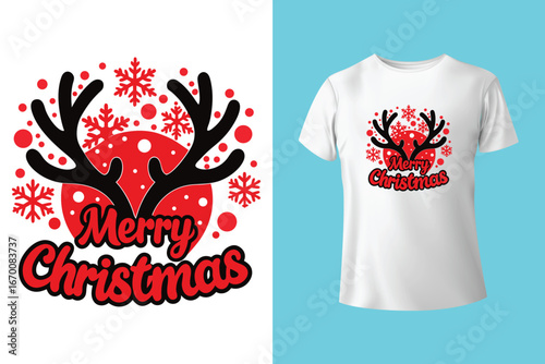 Merry Christmas Trend T-shirt Design