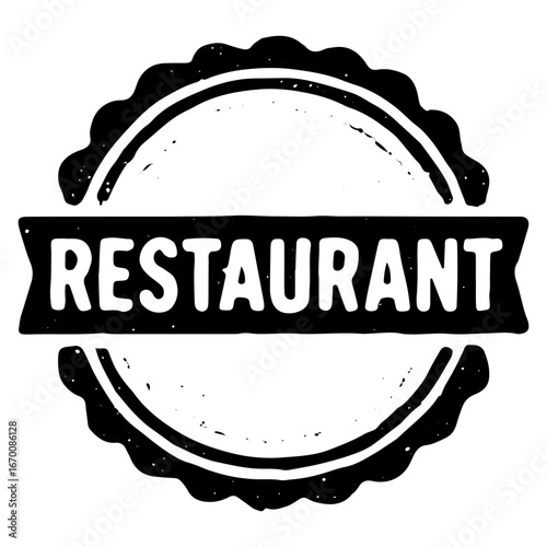 Restaurant Logo Icon - Bistro Dining Brand Illustration