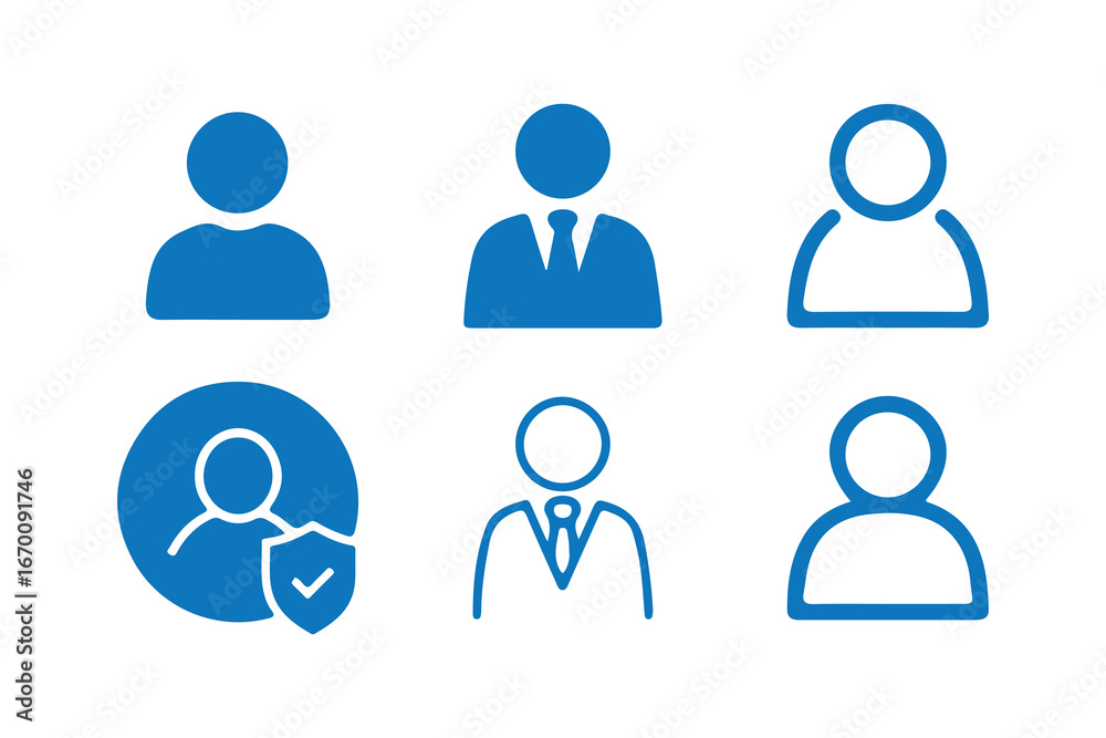 Simple People Avatar Symbols Set. Vector illustration eps10. Simple People Avatar Symbols Set. Vector illustration eps10.