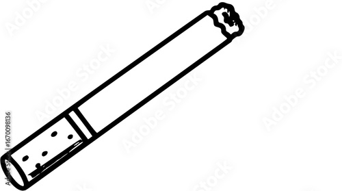 Cigarette icon vector set