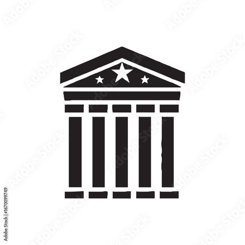 greek column vector illustration