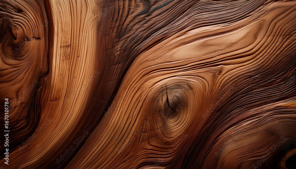 Obraz premium close up of a natural wood grained surface with rich textures and patterns