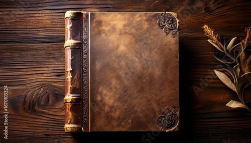 old book cover mockup template