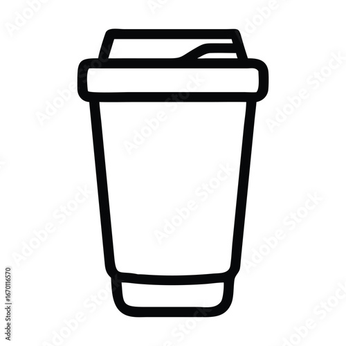 Wallpaper Mural Coffee paper cup icon vector design templates simple and modern Torontodigital.ca