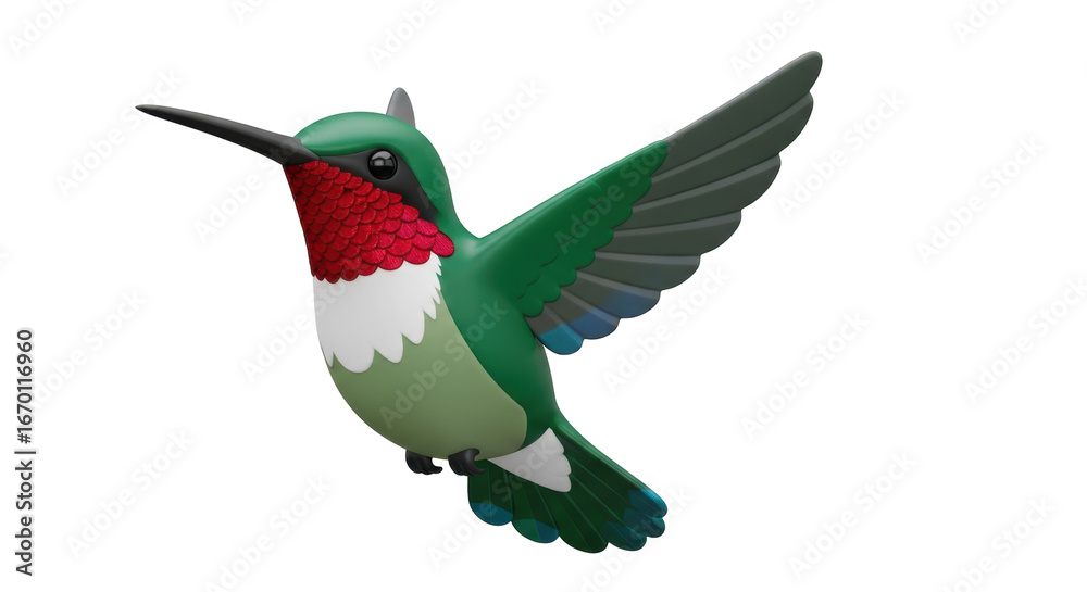 Obraz premium Isolated Hummingbird