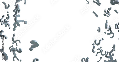 question icons, original 3d...