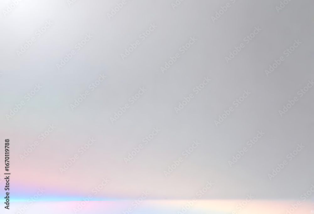 Obraz premium Iridescent pastel studio wall with floor