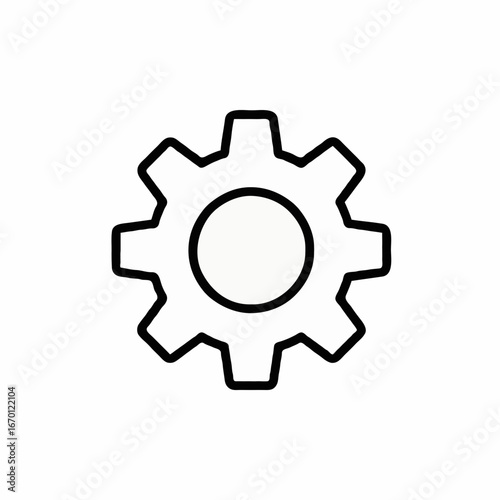 gear icon vector illustration