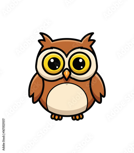 Cartoon owl illustration