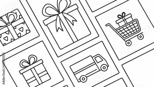 E-commerce Icons Set.