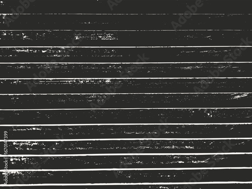 Dark Wood Grain Texture, Grungy Horizontal Planks, Black and White Rustic Background