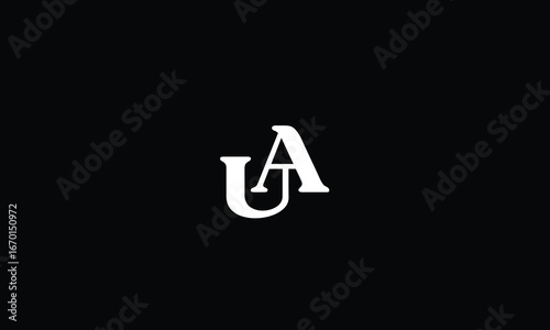 UA,AU,U,A,A,U abstract, letters, logo, monogram, style, symbols, ambitions, icons, 
