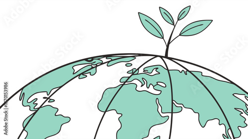 A Growing World Sustainable Image.