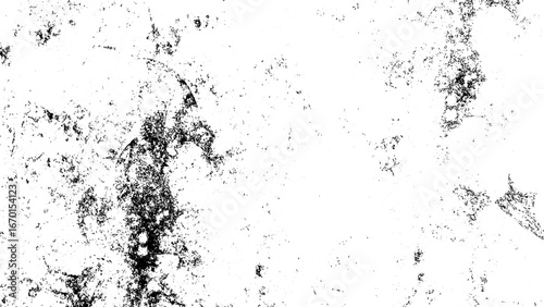 Abstract grunge texture with irregular black ink splatters on a white background. Splashes, stains, and scattered particles with a distressed and raw artistic. Require a gritty, edgy, and expressive 