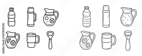 Picnic Drink Icons