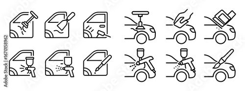Minimalist Autobody Icons