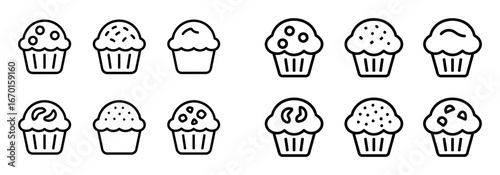 Muffin Icons Grid