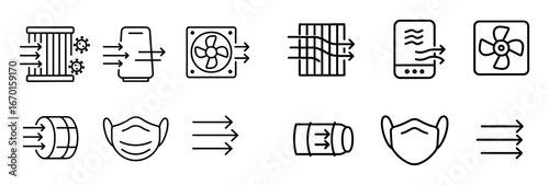 Minimalist Virus Protection Icons