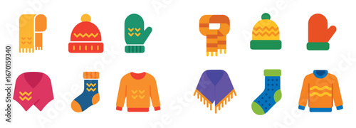 Knitting Icon Set