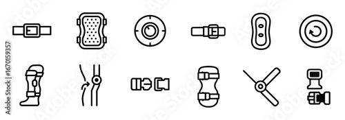 Exoskeleton Icon Set