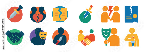 Betrayal Icon Set