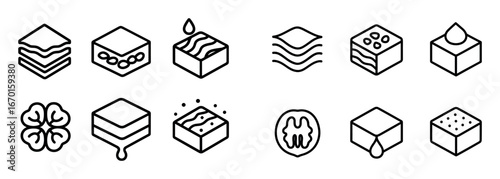 Minimalist Baklava Icons